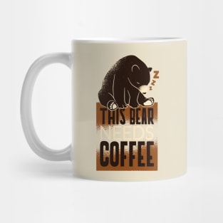 This bear needs coffee Mug